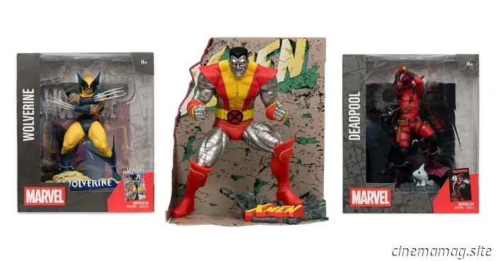 Deadpool, Lobezno y Coloso reciben nuevas figuras coleccionables de Marvel de McFarlane Toys