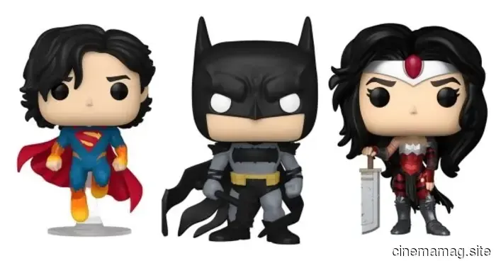 Absolute Batman, Superman, and Wonder Woman Pop! Vinyl figures are set to debut at Comic-Con.
