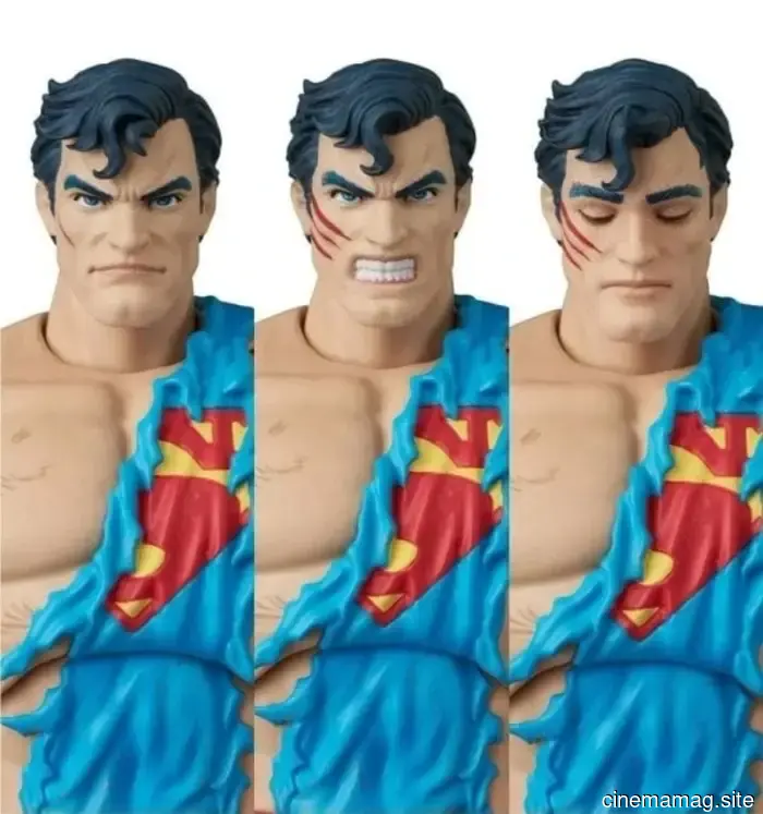 Medicom presenta las figuras MAFEX de Superman dañado en batalla y Doomsday de La muerte de Superman.