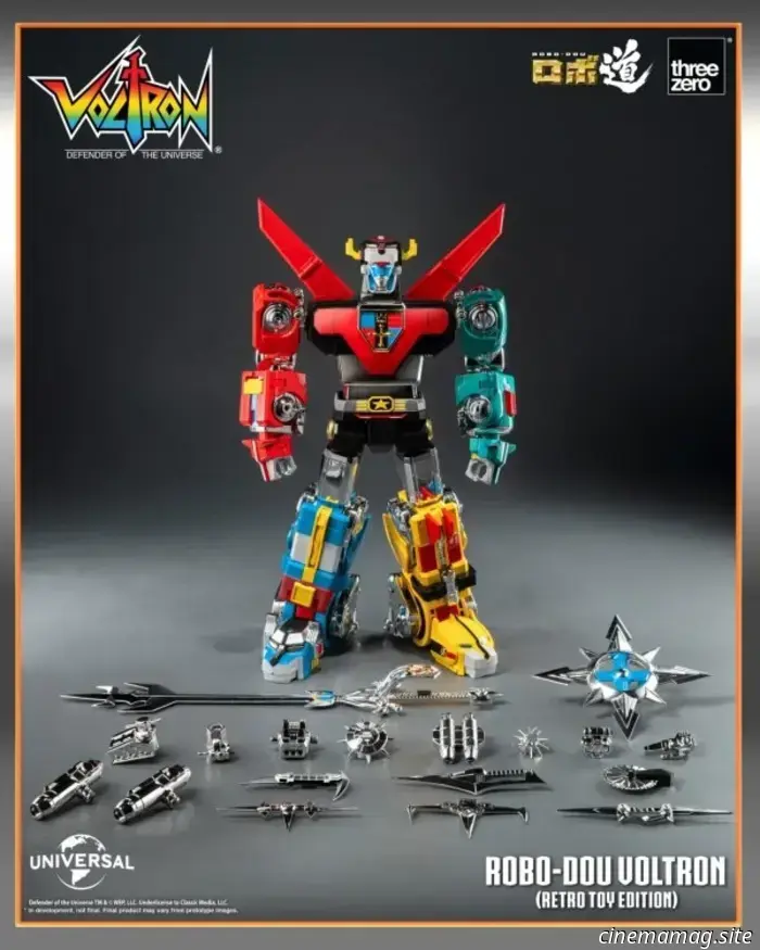 Threezero embraces nostalgia with the Voltron: Defender of the Universe Robo-Dou collectible figure.