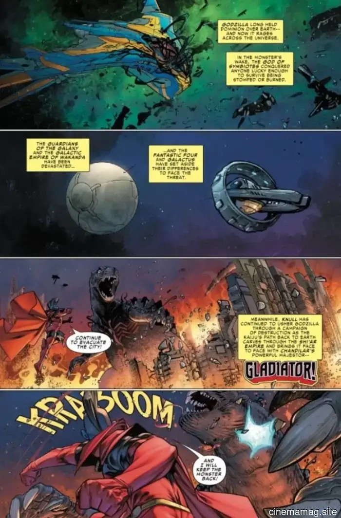 Vista previa del cómic – Godzilla: Rugido Infinito #2