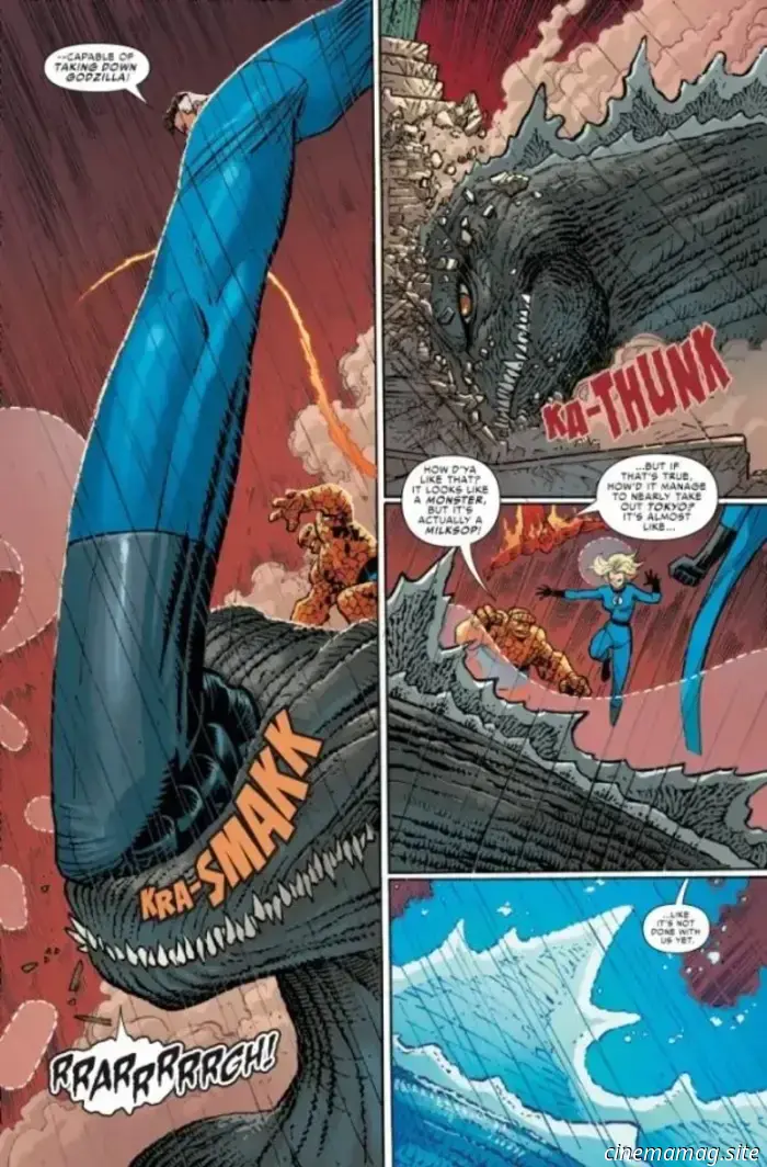 Godzilla vs. Fantastic Four #1 - Comic Book Sneak Peek
