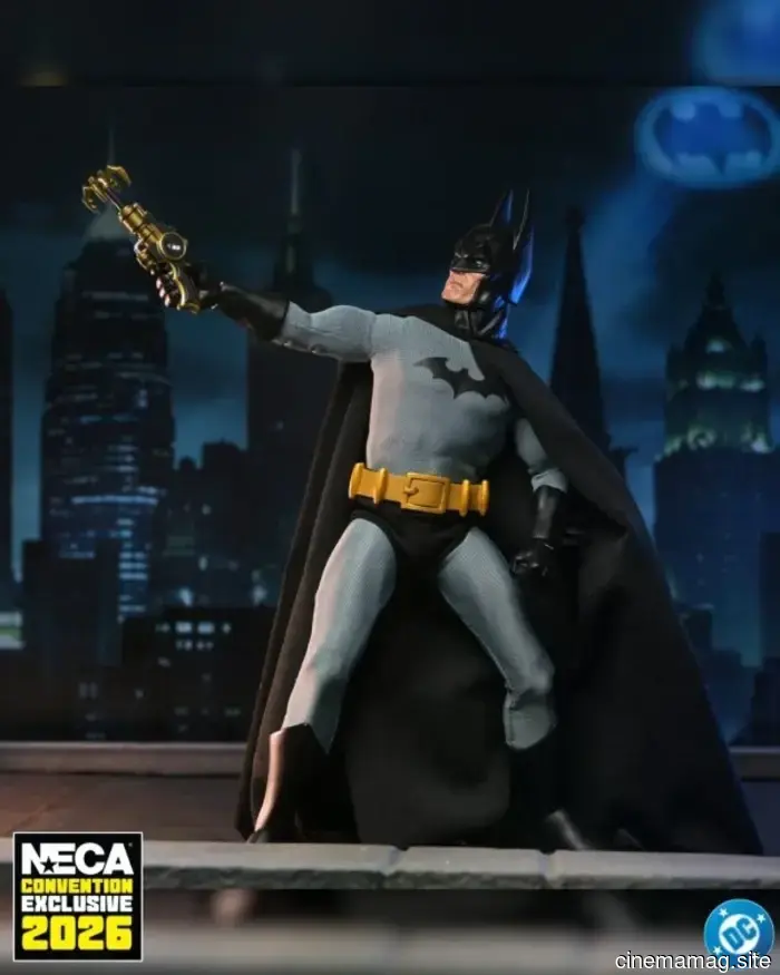 NECA honors the Dark Knight with a classic Batman action figure exclusive to conventions.