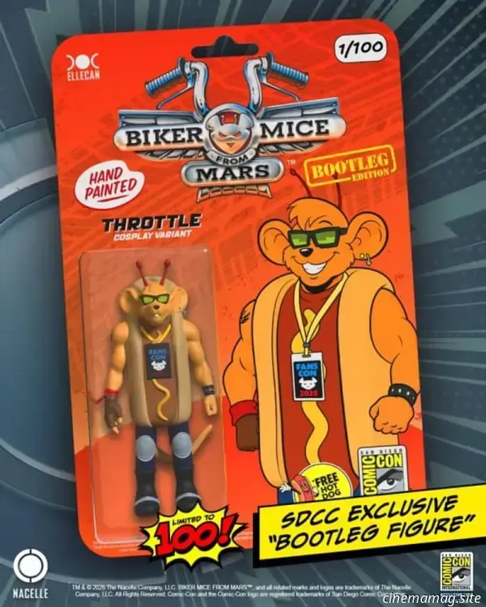 The Nacelle Company has revealed exclusive Biker Mice From Mars items for SDCC.