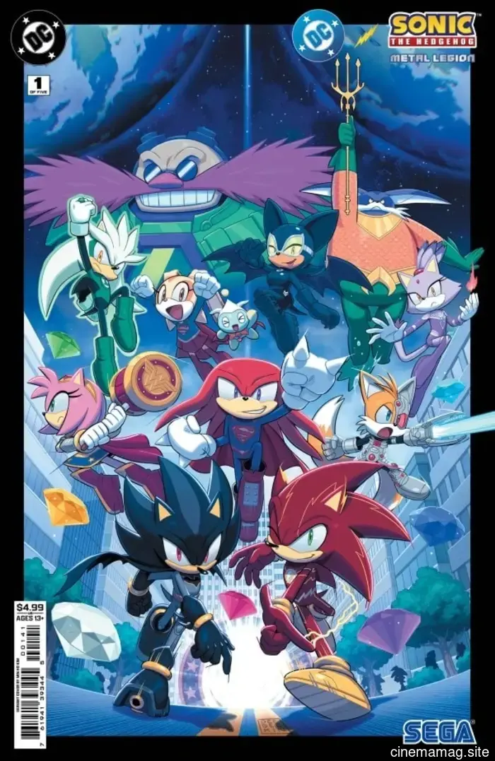 Comic Book Preview – DC x Sonic the Hedgehog: The Metal Legion #1