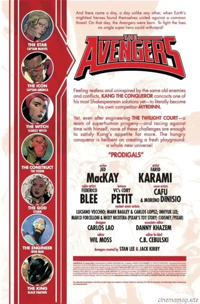 Vista previa del cómic – Vengadores nº 32