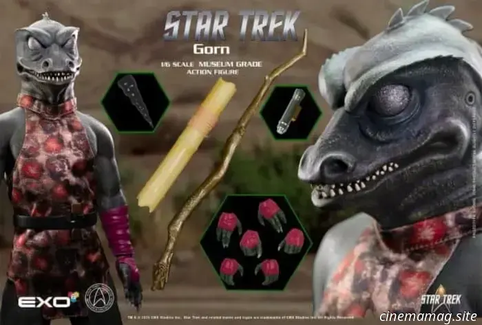 La figura in scala 1:6 di Gorn da Star Trek: The Original Series di EXO-6 apre le preordini