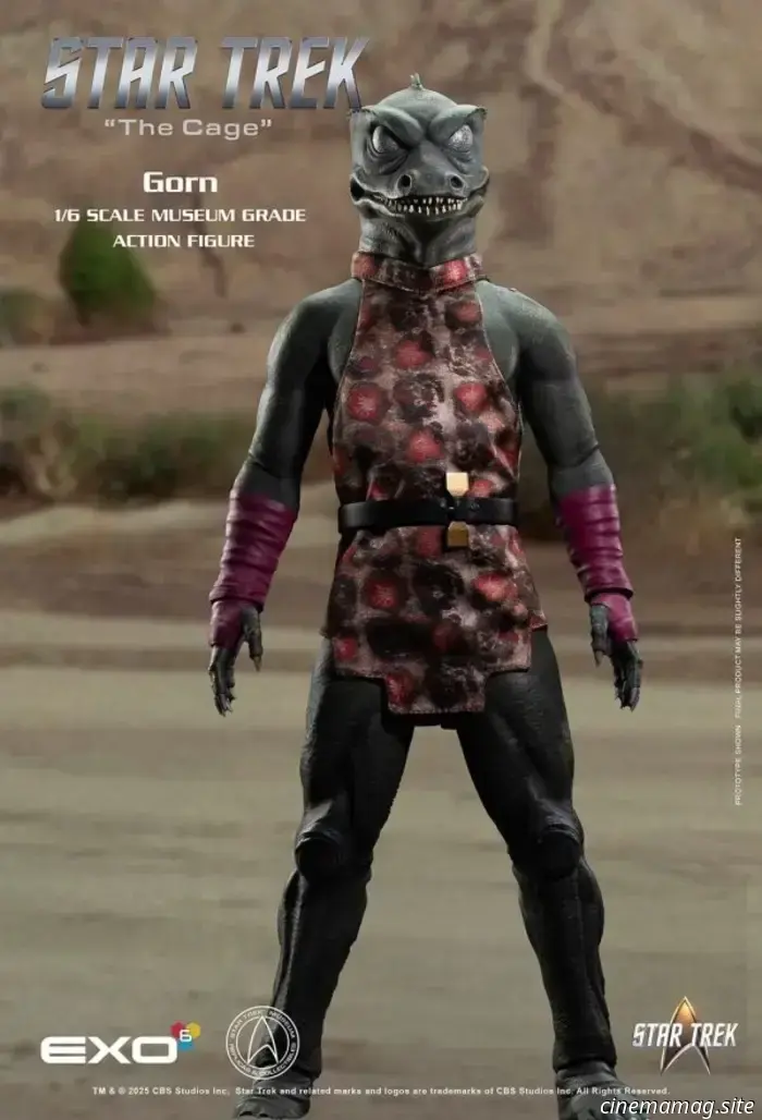 La figura in scala 1:6 di Gorn da Star Trek: The Original Series di EXO-6 apre le preordini