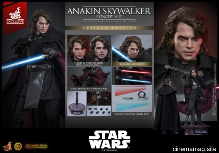 Hot Toys svela la figura in scala sei di Anakin Skywalker (Concept Art) da Star Wars: Episodio III – La vendetta dei Sith