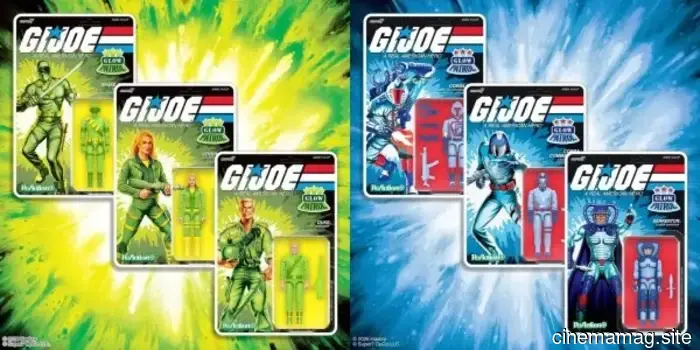 Super7 представляет G.I. Joe Glow Patrol на JoeFest с эксклюзивными фигурками ReAction+.