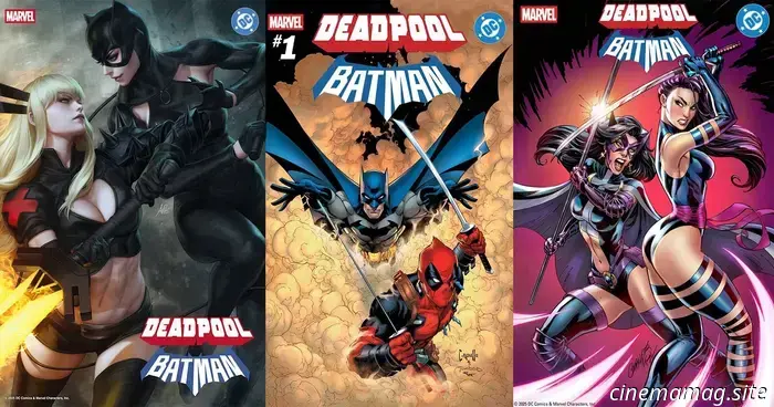 Полная галерея обложек Marvel Deadpool/Batman №1 раскрыта