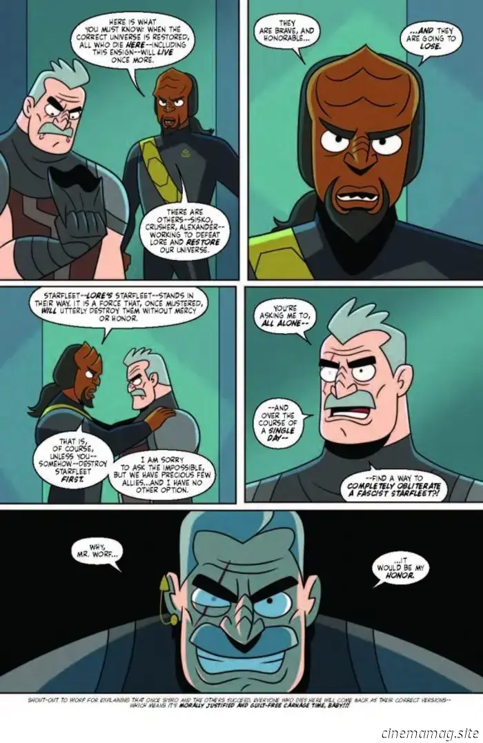 Comic Book Sneak Peek - Star Trek: Lore War – Shaxs' Worst Day #1
