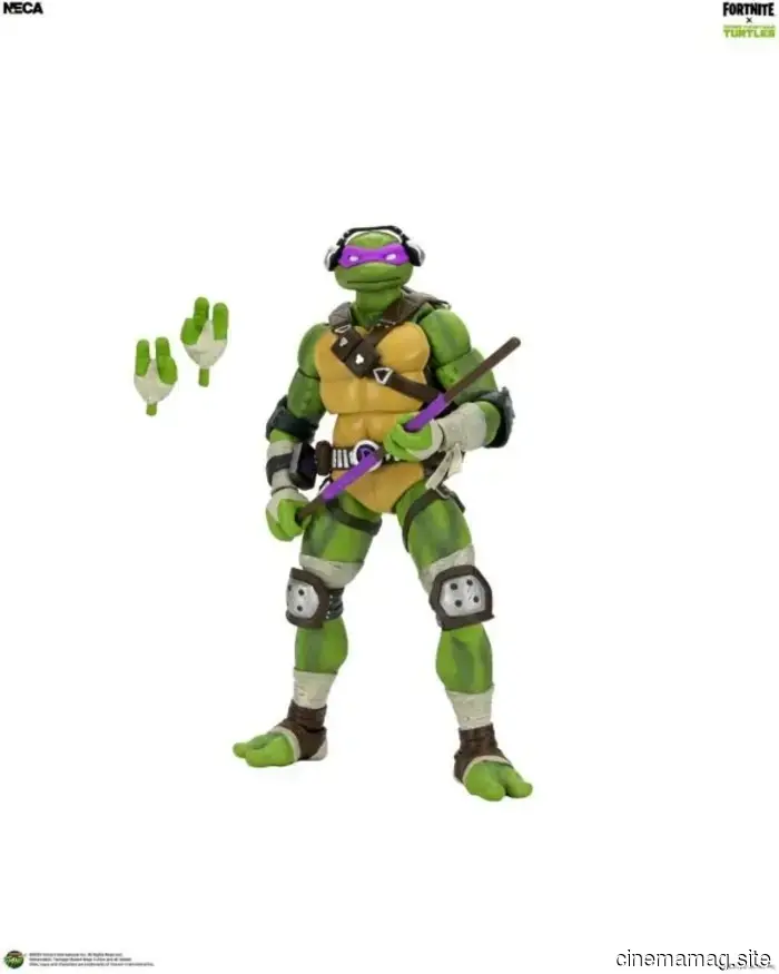 Donatello and Michelangelo are set to be added to NECA's action figure collection that features Fortnite and Teenage Mutant Ninja Turtles.