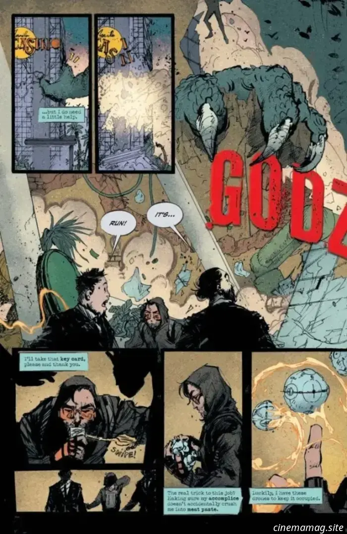 Godzilla: Heist #1 - Avance de cómic