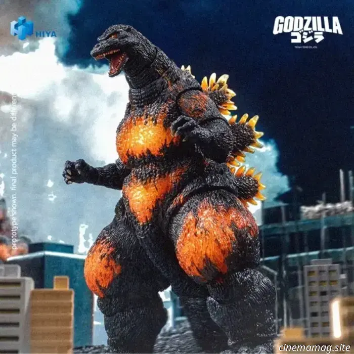 Hiya Toys has released the Exquisite Basic Series figure of Burning Godzilla from Godzilla vs. Destoroyah.