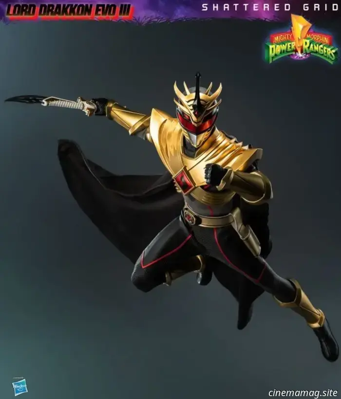 Threezero has revealed the sixth scale figure of Lord Drakkon from Mighty Morphin Power Rangers: Shattered Grid.