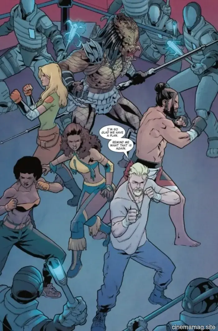 Предварительный просмотр комикса – Хищник: Кровопролитие #3