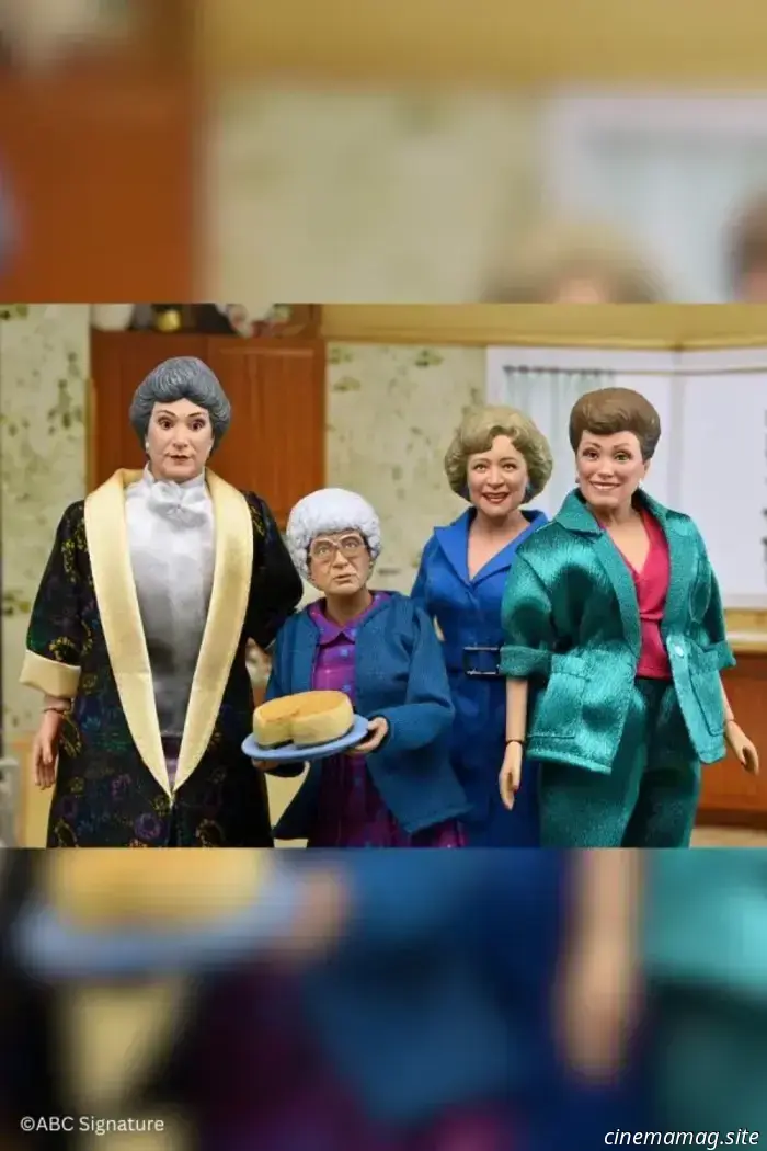 NECA celebra el 40.º aniversario de The Golden Girls con un pack de cuatro figuras de acción