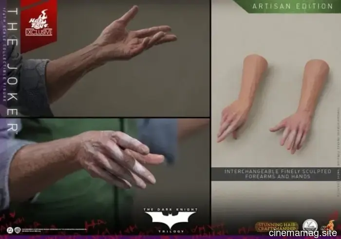 Hot Toys reveals a quarter scale collectible figure of The Joker from The Dark Knight.