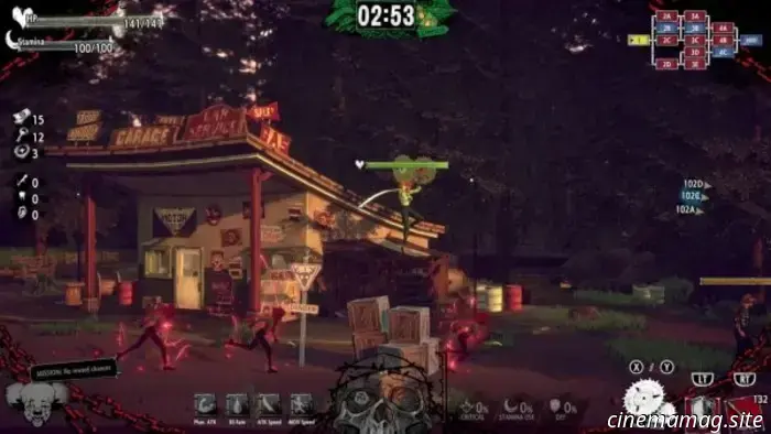 The slasher roguelite Hotel Barcelona invites you to check in with its launch trailer.