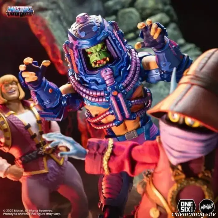 Mondo presenta la figura in edizione limitata in scala sesta di Man-E-Faces dei Masters of the Universe