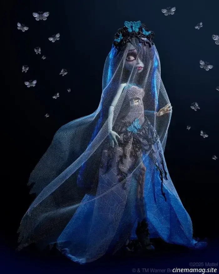 Mattel lancia la bambola Monster High Skullector x La sposa cadavere Emily
