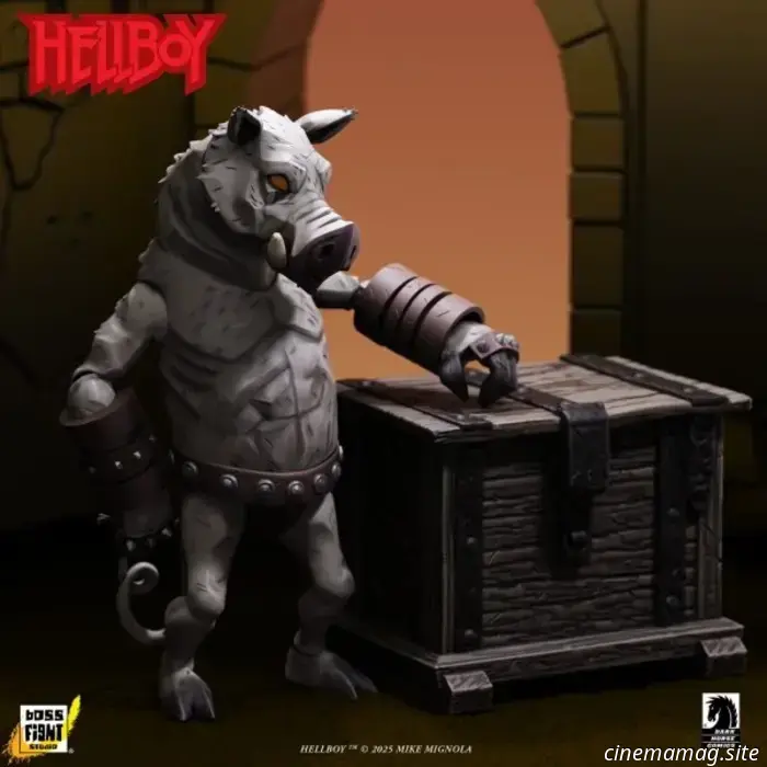 Boss Fight Studio unveils a new line of action figures featuring Hellboy, Lobster Johnson, and Gruagach.
