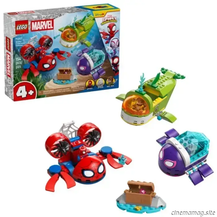 Revelados los sets de LEGO Marvel Spidey and His Amazing Friends para el invierno de 2026