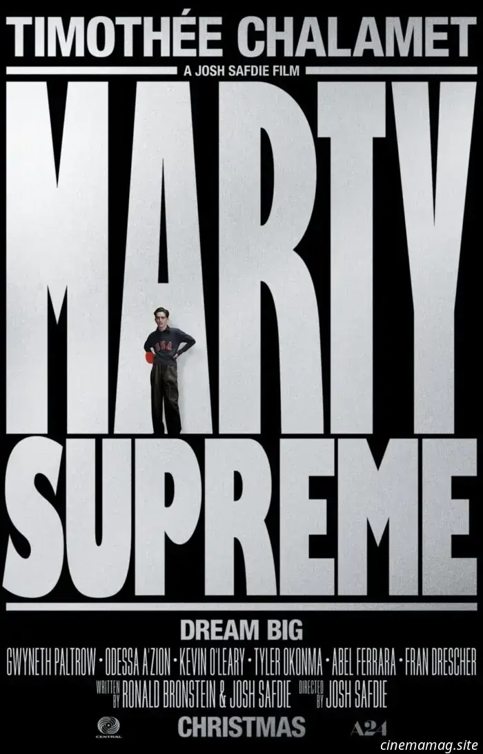 Trailer di "Marty Supreme": Timothée Chalamet sogna in grande nell'epopea del ping-pong di Josh Safdie