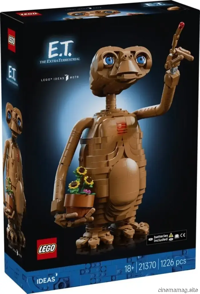 LEGO представляет набор фигурок из кирпичиков «E.T. Инопланетянин»