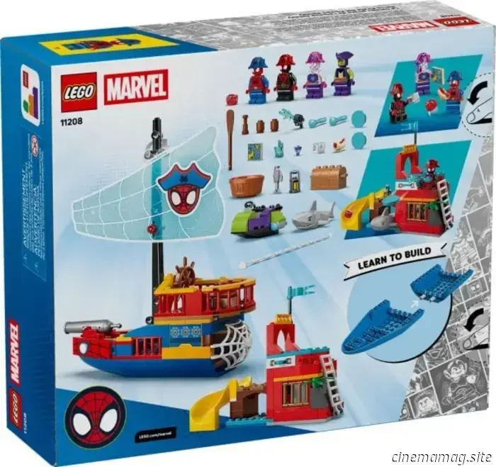 Revelados los sets de LEGO Marvel Spidey and His Amazing Friends para el invierno de 2026