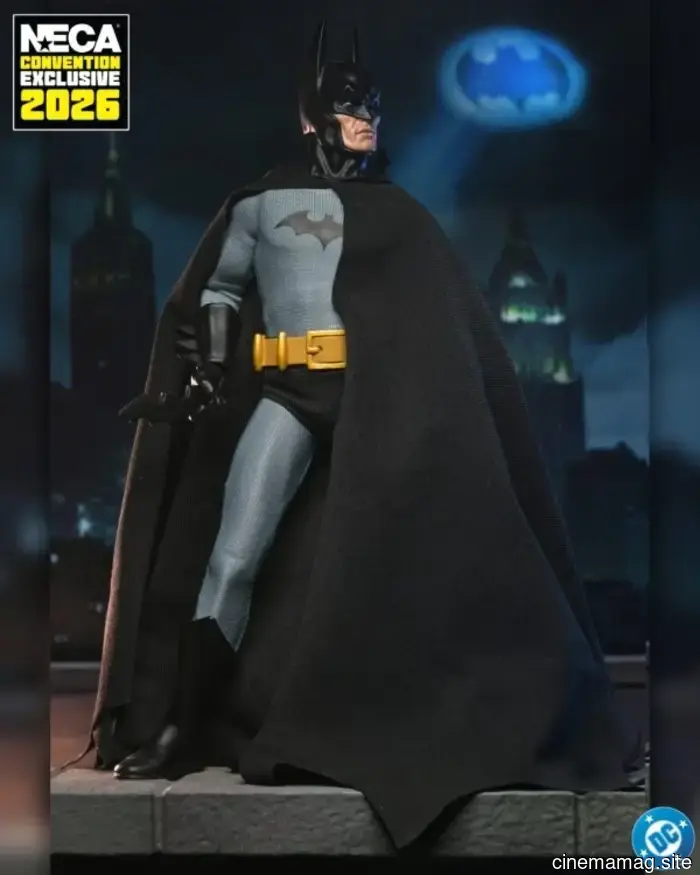 NECA honors the Dark Knight with a classic Batman action figure exclusive to conventions.
