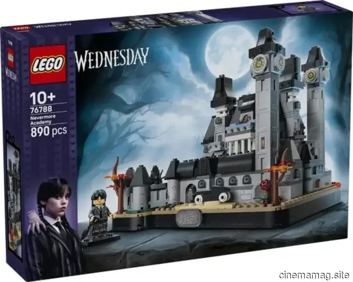 LEGO reveals new Wednesday Backpack and Nevermore Academy sets.