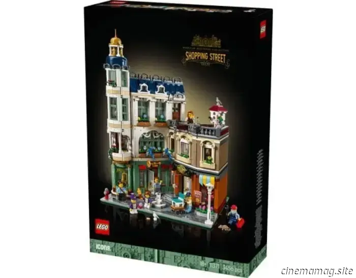 LEGO amplía su colección de edificios modulares con el set "Shopping Street".
