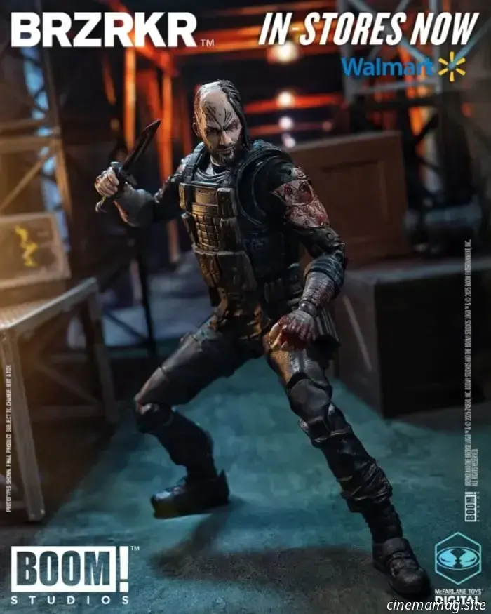 Би Киану Ривза пришла в Walmart с фигуркой BRZRKR от McFarlane Toys
