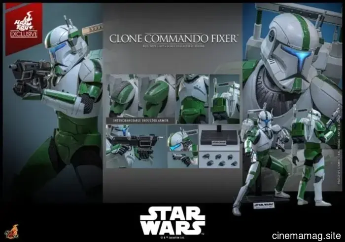 Star Wars: La figura de sexta escala del Clone Commando Fixer de Republic Commando revelada por Hot Toys
