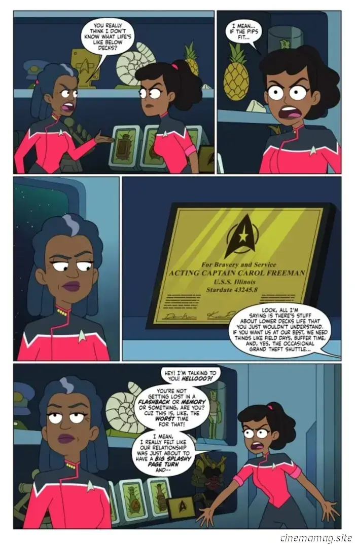 Star Trek: Lower Decks #7 - Avance del cómic