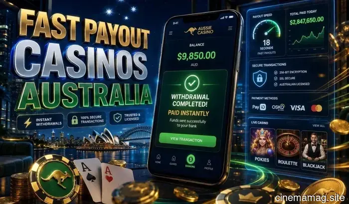 Australian Fast Payout Casinos Ranked: The Top 5 Picks for 2026 - MovieMaker Magazine