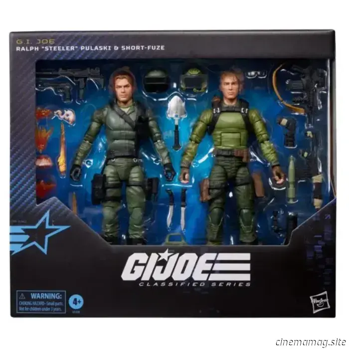 The G.I. Joe Classified Series Steeler and Short-Fuze two-pack is now available for pre-orders.