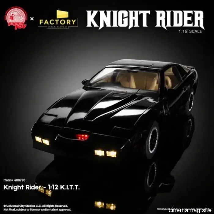 Ramen Toy and Factory Entertainment have revealed an action figure playset featuring Michael Knight and KITT from Knight Rider.