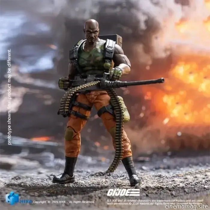 Roadblock joins Hiya Toys' G.I. Joe Exquisite Mini Series with a new figure release.