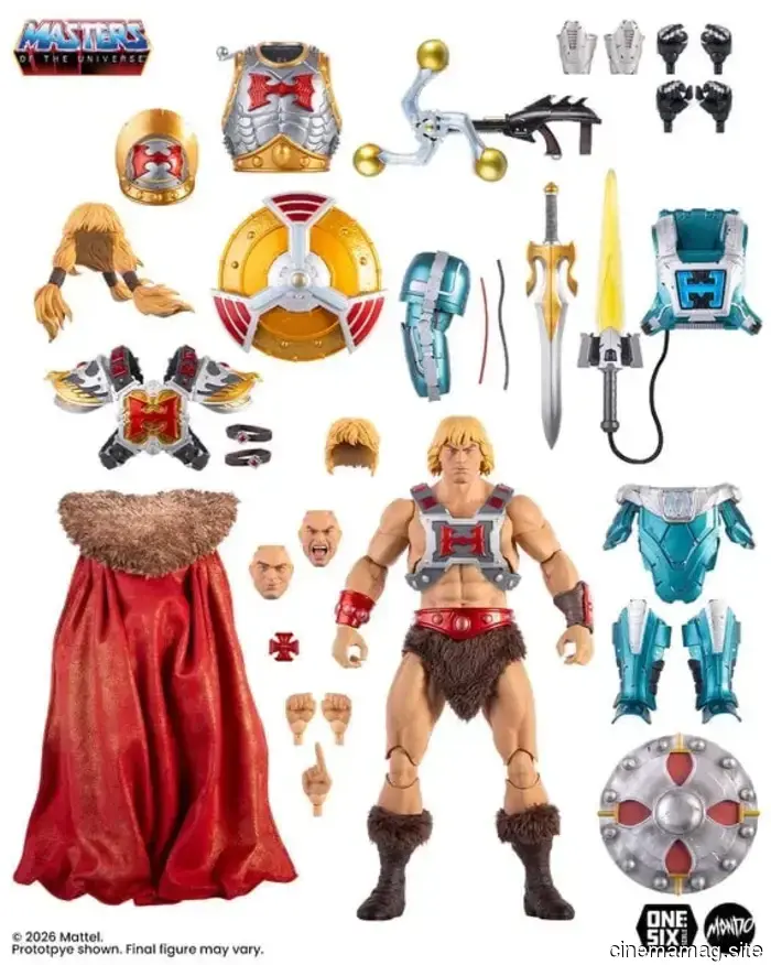 Mondo presenta a He-Man 2.0 en su colección de figuras de sexta escala de Masters of the Universe.