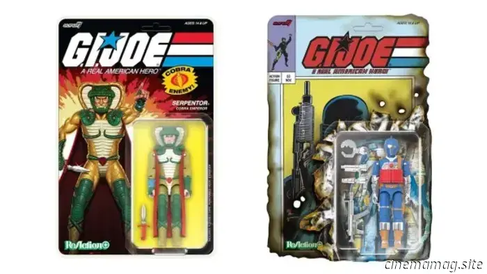Super7 выпустила коллекционные фигуры G.I. Joe: Истинный американский герой ReAction+ — Серпентор и Кобра B.A.T. для Comic-Con