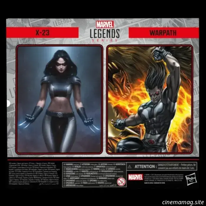 Hasbro introduces X-23 and Warpath in the Marvel Legends Series X-Force 2-Pack.