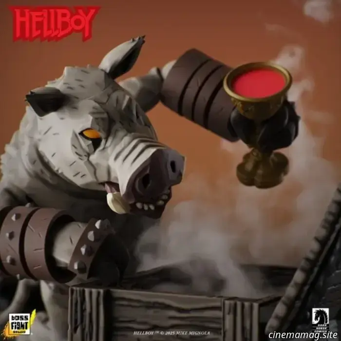 Boss Fight Studio unveils a new line of action figures featuring Hellboy, Lobster Johnson, and Gruagach.