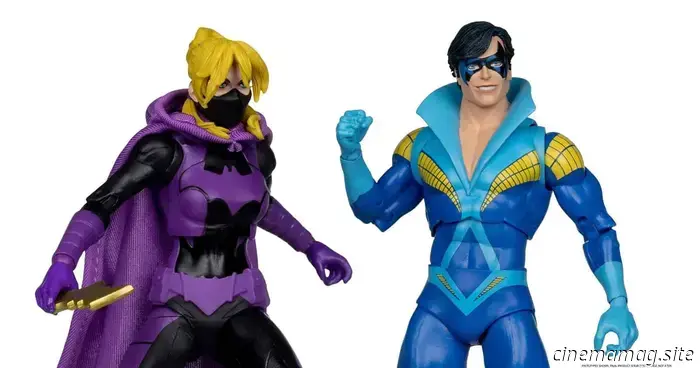 McFarlane Toys introduces new DC Direct action figures featuring Batman, Batgirl, Nightwing, and Monarch.