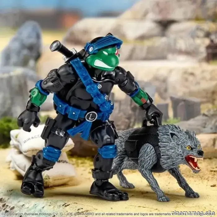 Teenage Mutant Ninja Turtles x G.I. Joe Snake Eyes x Leo e Timber x Rahzar 2-pack in arrivo al Comic-Con da Playmates Toys