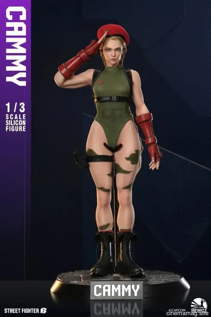Cammy receives a high-quality 1:3 scale silicon figure from Street Fighter 6, produced by Infinity Studio.