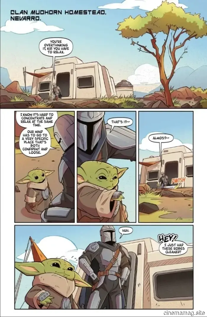 Vista previa del cómic – Star Wars: The Mandalorian y Grogu – Peligro en la oscuridad