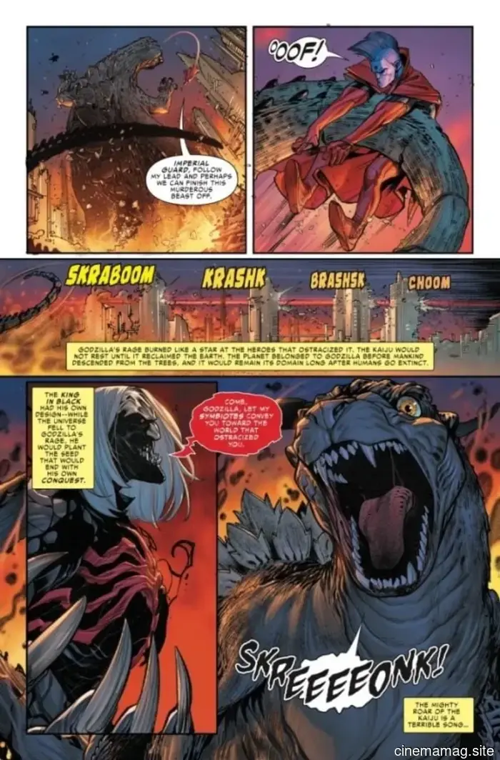 Vista previa del cómic – Godzilla: Rugido Infinito #2